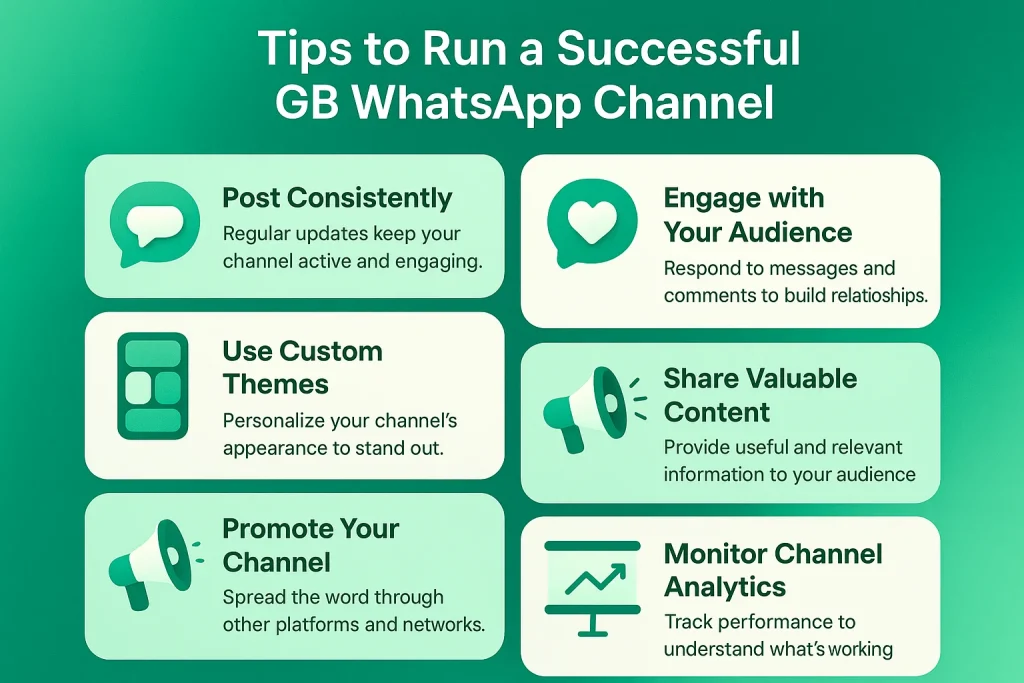 Tips to Run a Successful GB WhatsApp Channel